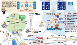長瀞ライン下り、長瀞駅周辺駐車場マップ