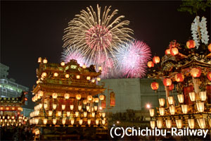 秩父夜祭にあわせて臨時列車を増発いたします。今年も列車に乗って秩父夜祭へお出かけください