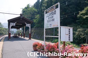 武州日野駅ホーム