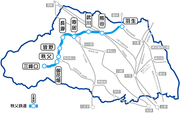 埼玉県路線マップ