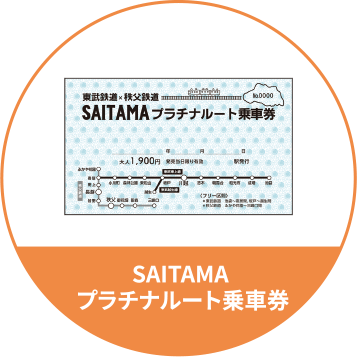 SAITAMA プラチナルート乗車券