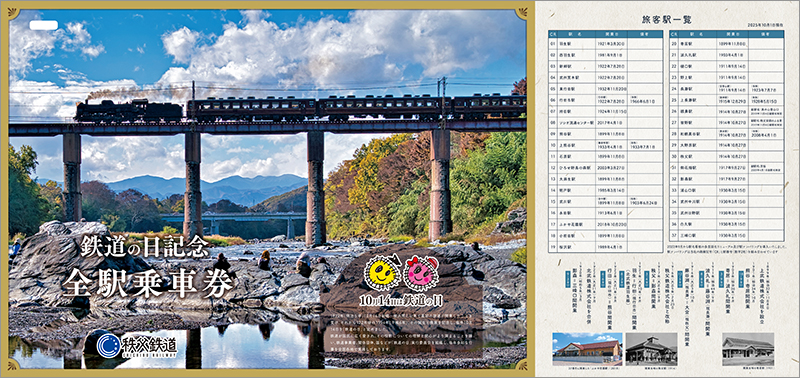 鉄道の日記念　全駅乗車券・急行券