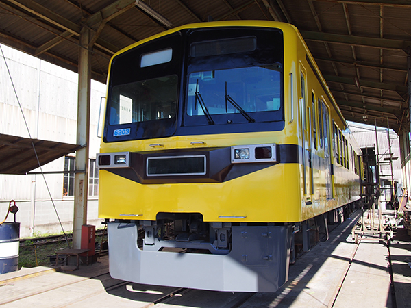 6003号電車(旧500形カラー)