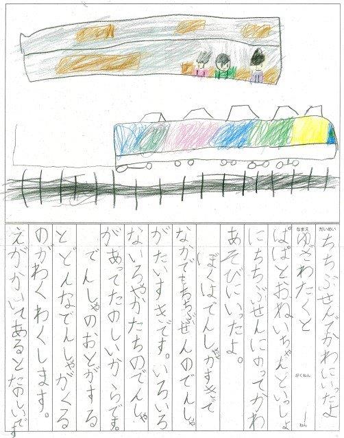 ちちぶせんでかわにいったよ